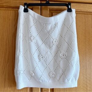 Anthropologie Maeve XL Cotton knit Skirt